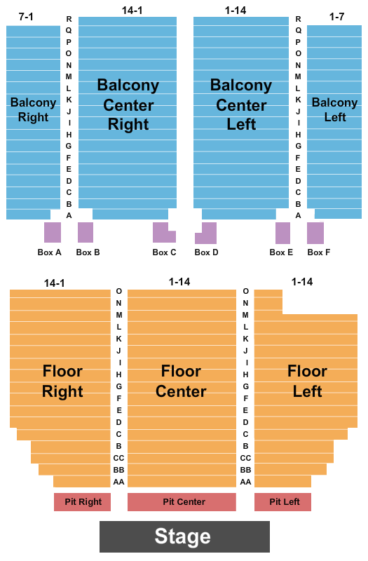 The Paramount Jimmie Allen Seating Chart